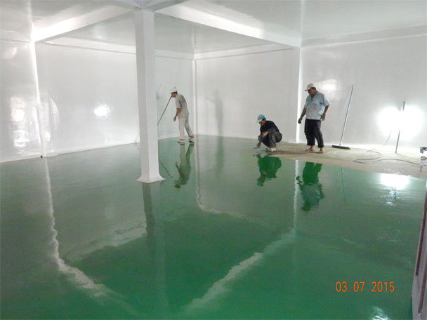 Nền epoxy Nhà Máy Đại Phát – Cà Mau